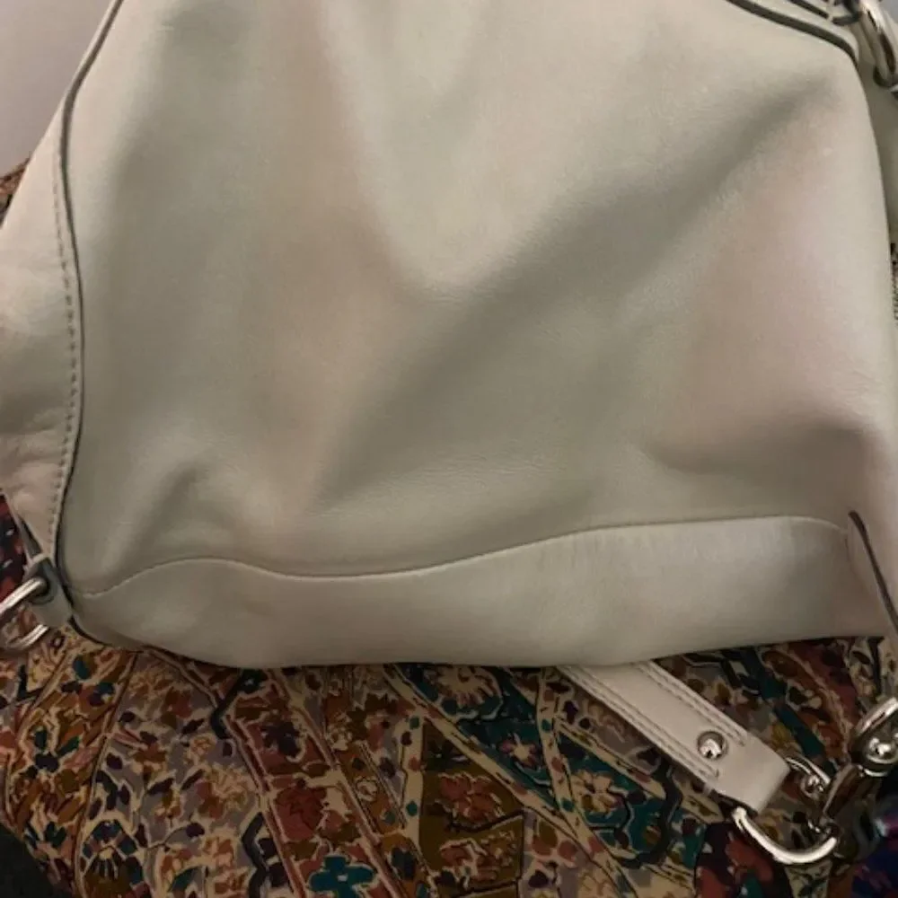 Coach F15447 Ashley Cream Convertible bag